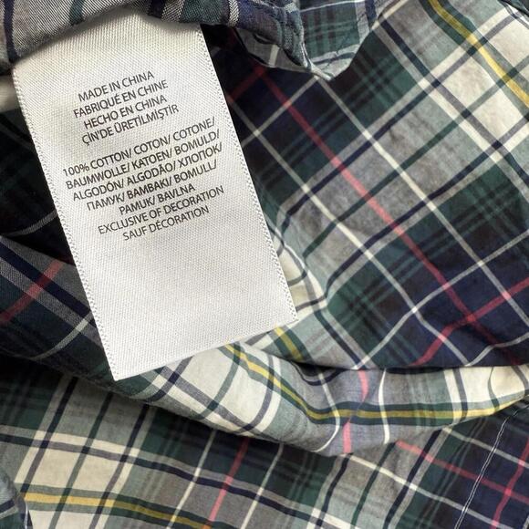 Polo Ralph Lauren 3XLT Red Black Plaid Shirt Long Sleeve Classic Fit Button Down - Picture 6 of 8